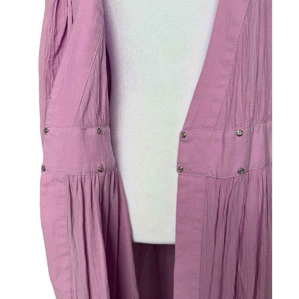 Ciao Lucia Cala Wrap Midi Dress Lilac Size L - Picture 8 of 10